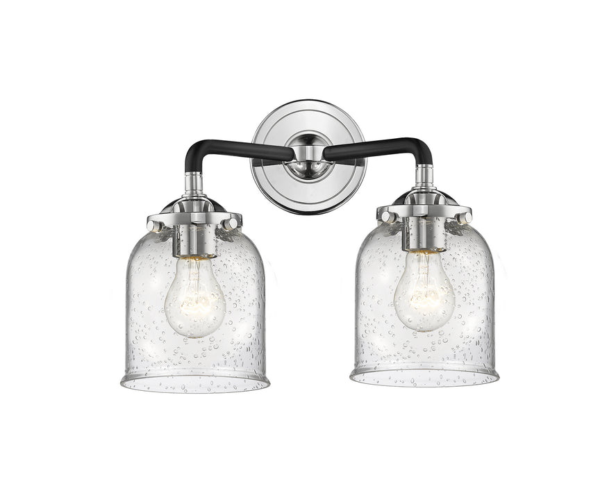 Innovations 284-2W-BPN-G54 Two Light Bath Vanity, Black Polished Nickel