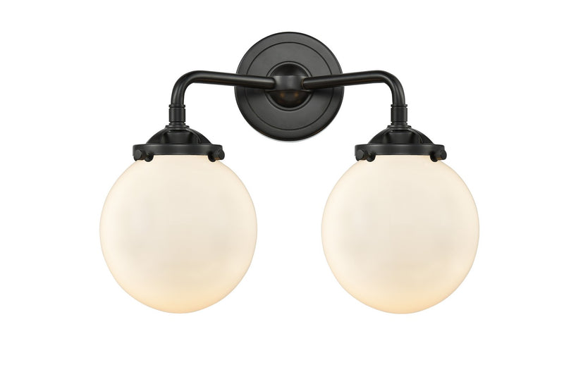 Innovations 284-2W-OB-G201-6-LED LED Bath Vanity, Oil Rubbed Bronze