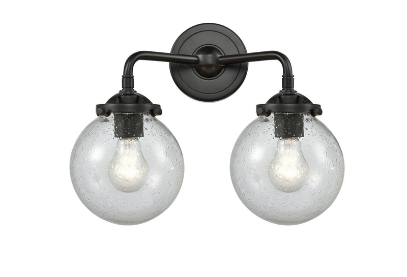 Innovations 284-2W-OB-G204-6-LED LED Bath Vanity, Oil Rubbed Bronze
