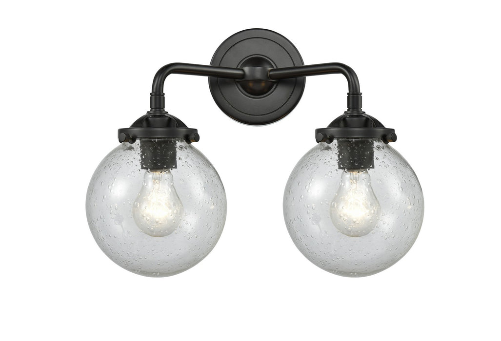 Innovations 284-2W-OB-G204-6-LED LED Bath Vanity, Oil Rubbed Bronze