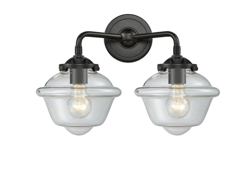 Innovations 284-2W-OB-G532 Two Light Bath Vanity, Oil Rubbed Bronze