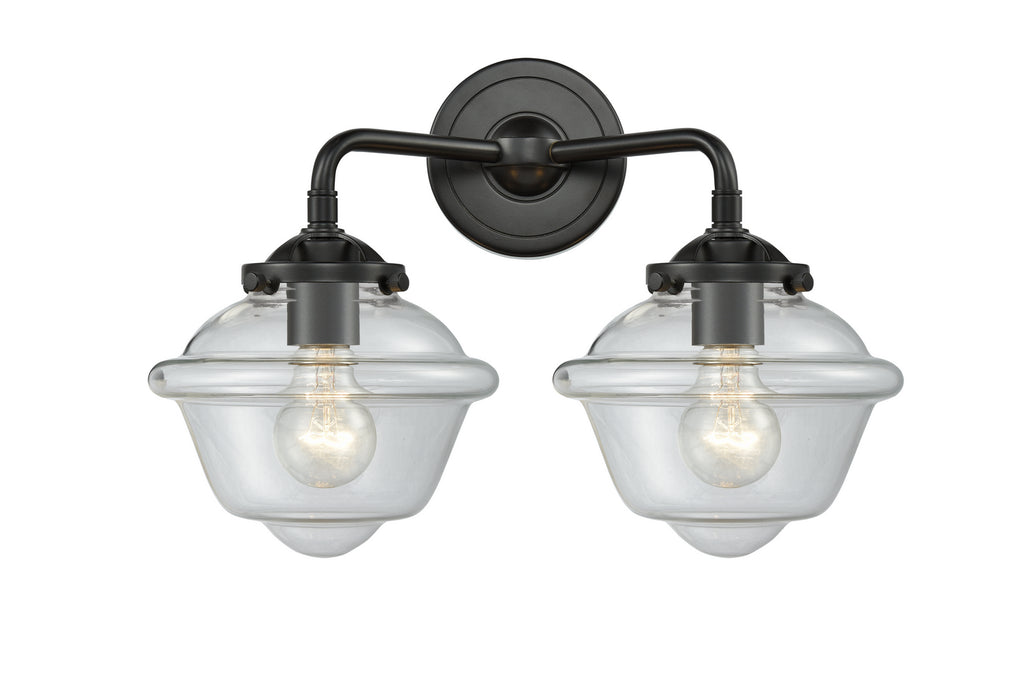 Innovations 284-2W-OB-G532 Two Light Bath Vanity, Oil Rubbed Bronze