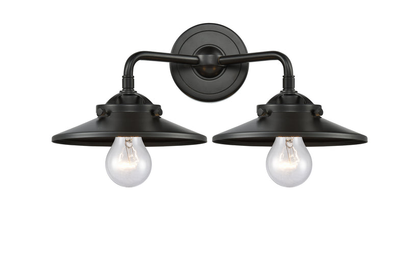 Innovations 284-2W-OB-M5-OB Two Light Bath Vanity, Oil Rubbed Bronze