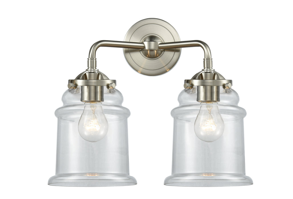Innovations 284-2W-SN-G182 Two Light Bath Vanity, Brushed Satin Nickel