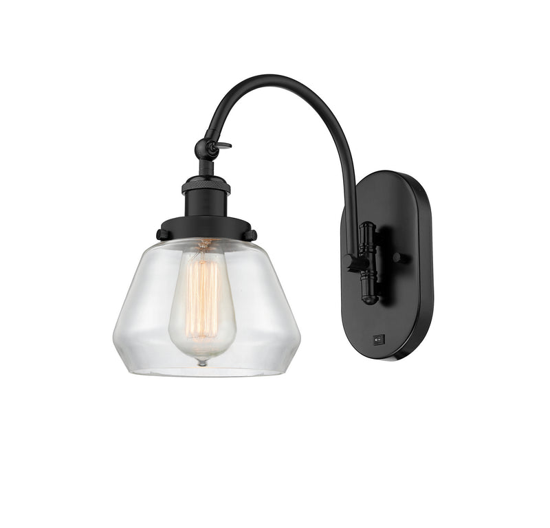 Innovations 918-1W-BK-G172 One Light Wall Sconce, Matte Black
