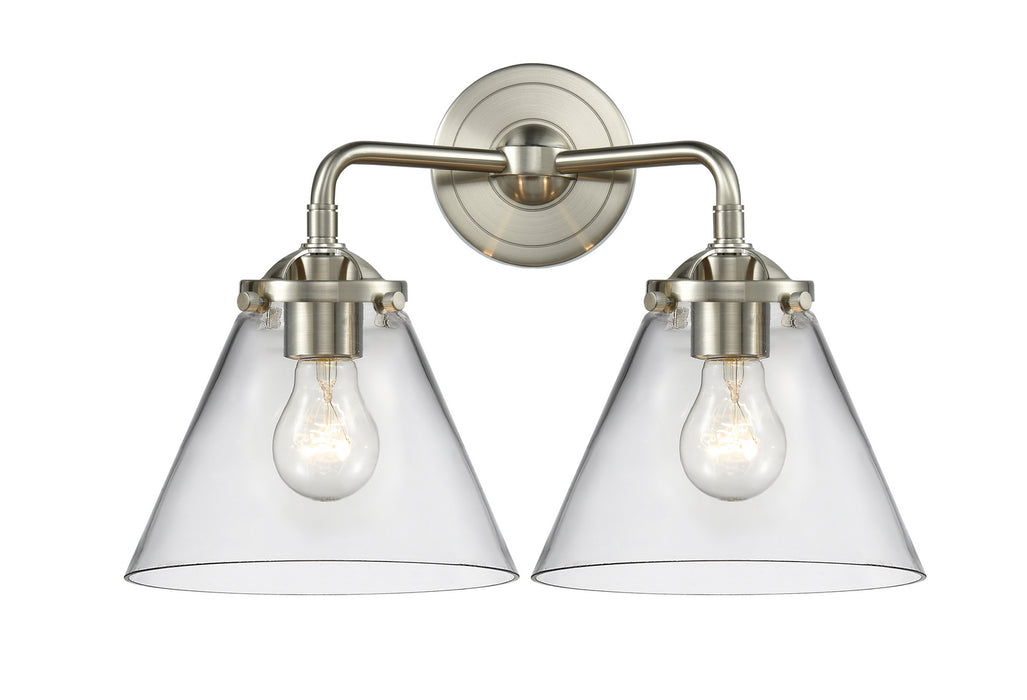 Innovations 284-2W-SN-G42 Two Light Bath Vanity, Brushed Satin Nickel
