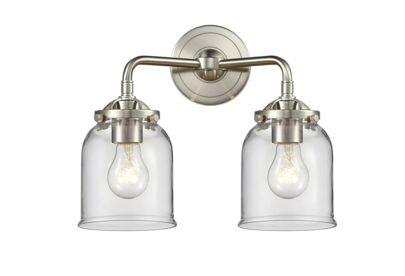 Innovations 284-2W-SN-G52 Two Light Bath Vanity, Brushed Satin Nickel