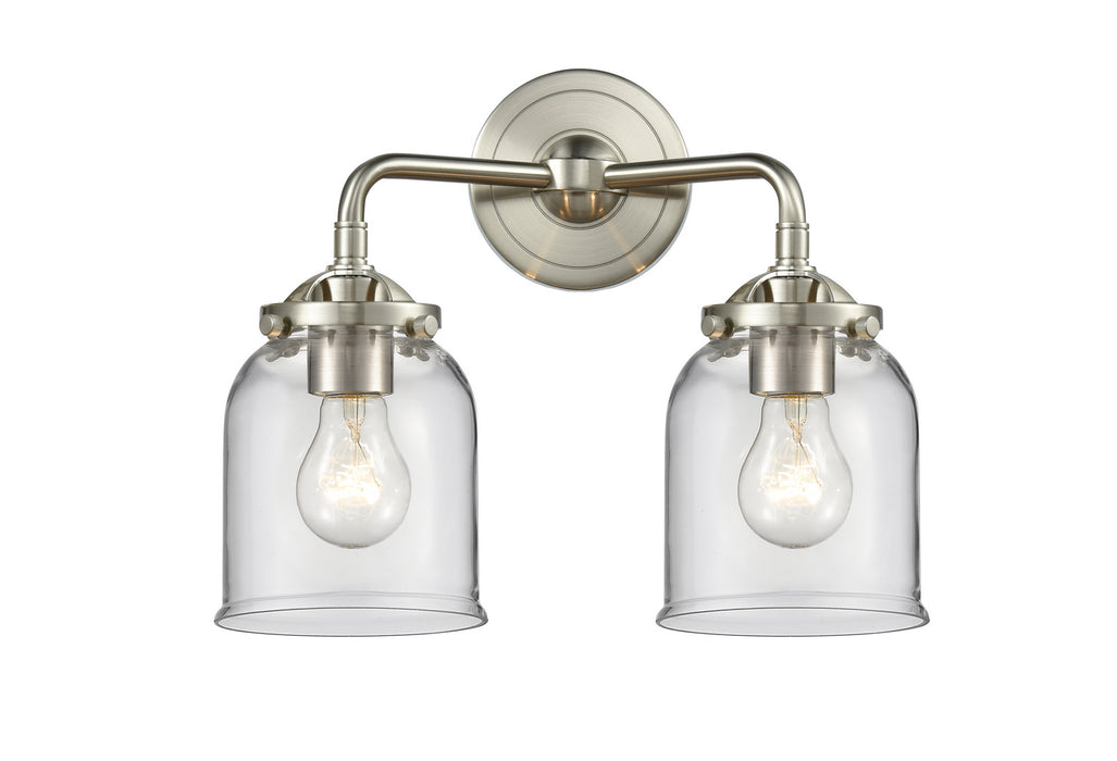 Innovations 284-2W-SN-G52 Two Light Bath Vanity, Brushed Satin Nickel