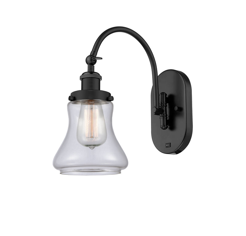 Innovations 918-1W-BK-G192 One Light Wall Sconce, Matte Black