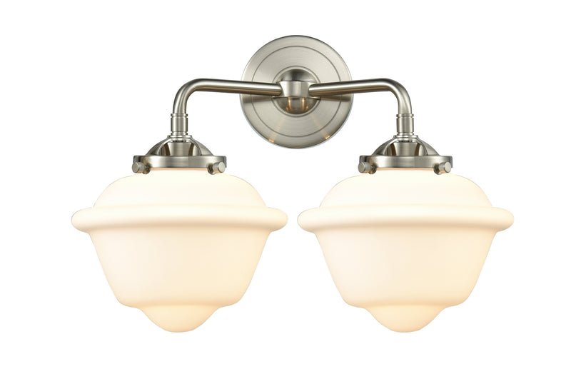 Innovations 284-2W-SN-G531 Two Light Bath Vanity, Brushed Satin Nickel