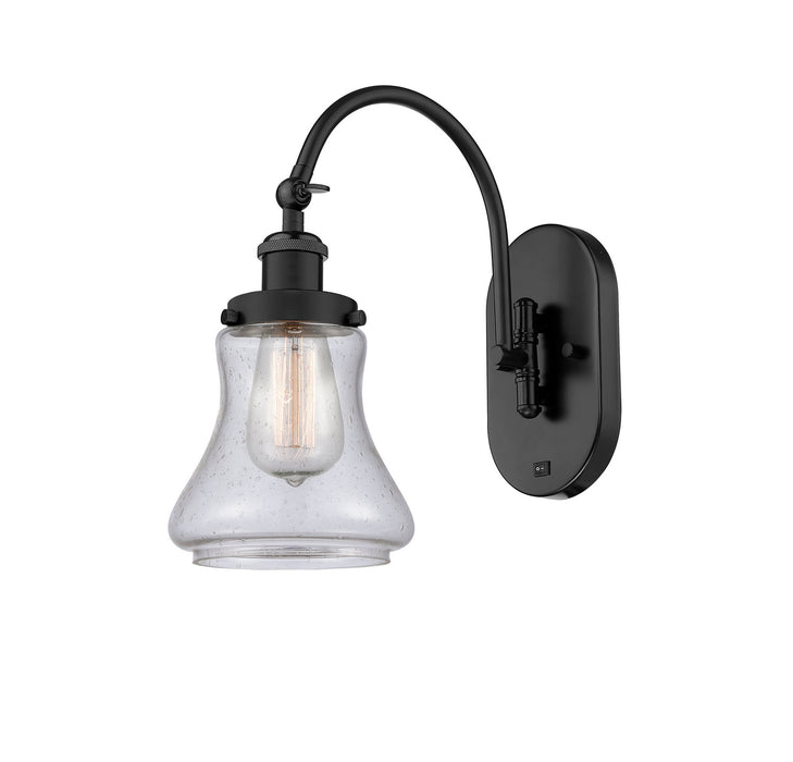 Innovations 918-1W-BK-G194-LED LED Wall Sconce, Matte Black
