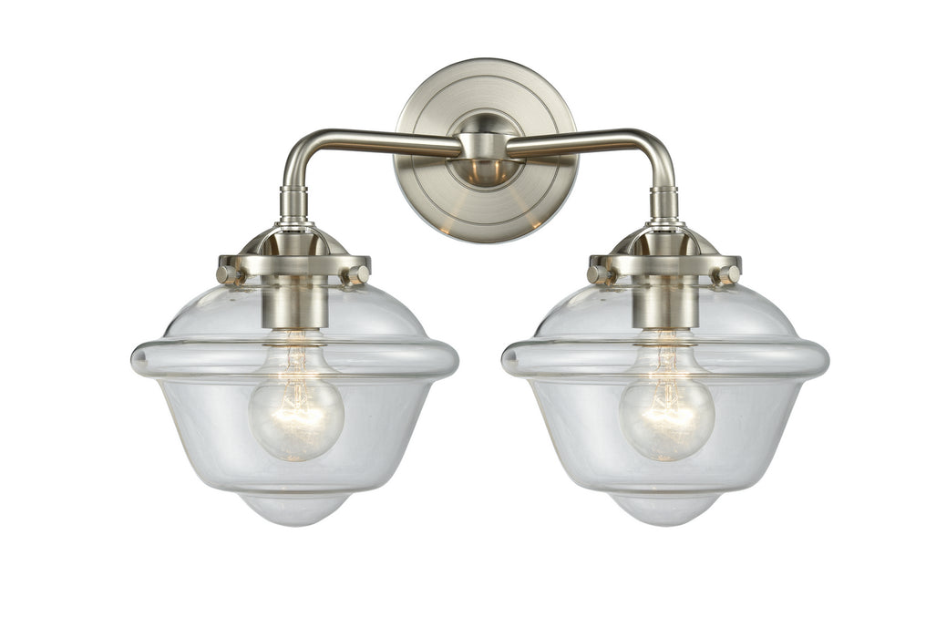 Innovations 284-2W-SN-G532 Two Light Bath Vanity, Brushed Satin Nickel