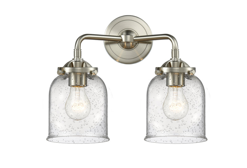 Innovations 284-2W-SN-G54 Two Light Bath Vanity, Brushed Satin Nickel