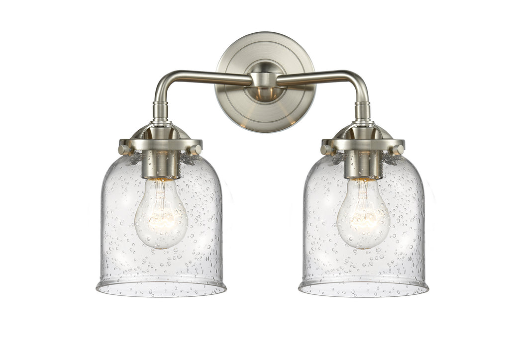 Innovations 284-2W-SN-G54 Two Light Bath Vanity, Brushed Satin Nickel