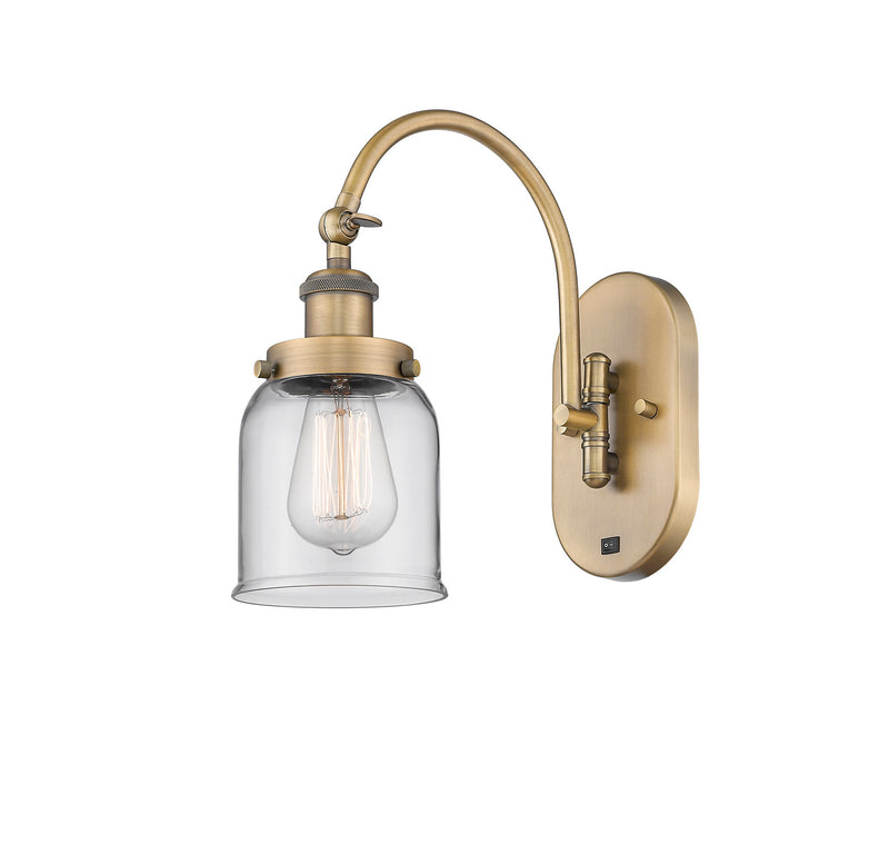 Innovations 918-1W-BB-G52 One Light Wall Sconce, Brushed Brass