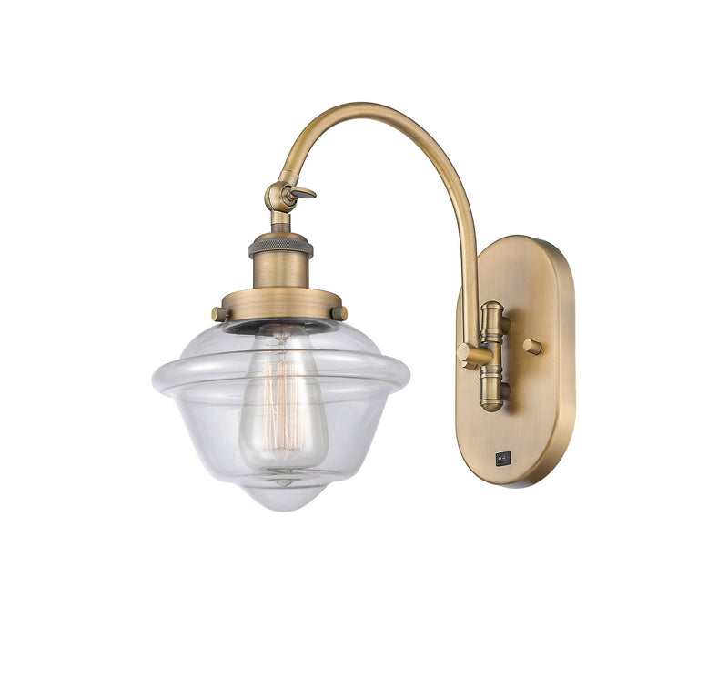 Innovations 918-1W-BB-G532 One Light Wall Sconce, Brushed Brass