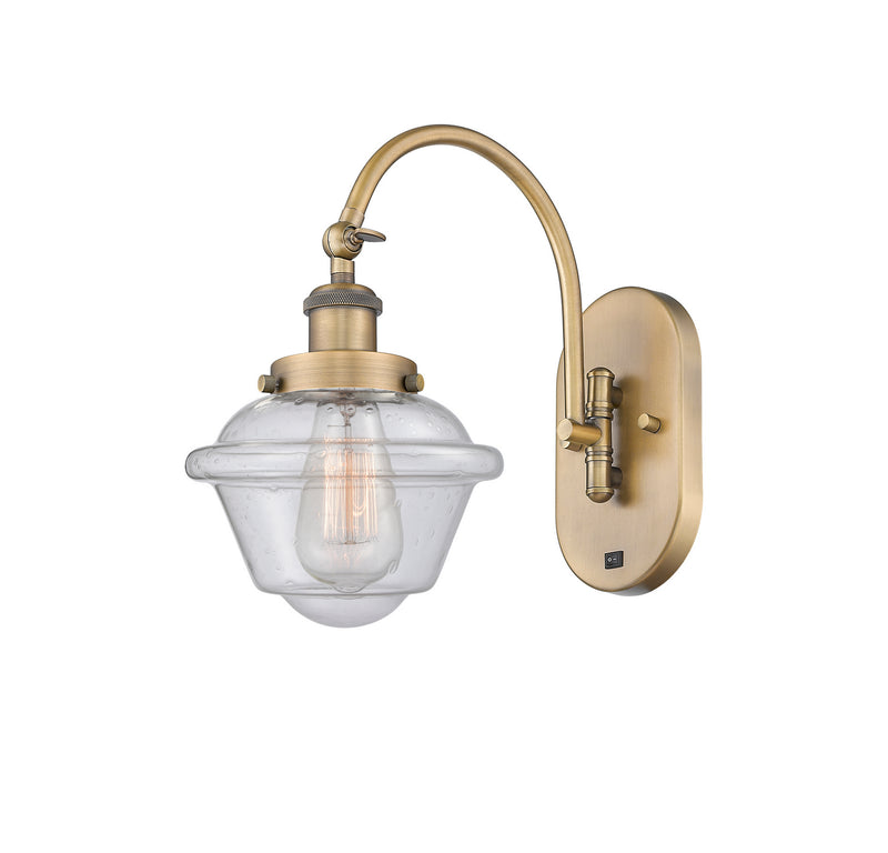 Innovations 918-1W-BB-G534 One Light Wall Sconce, Brushed Brass