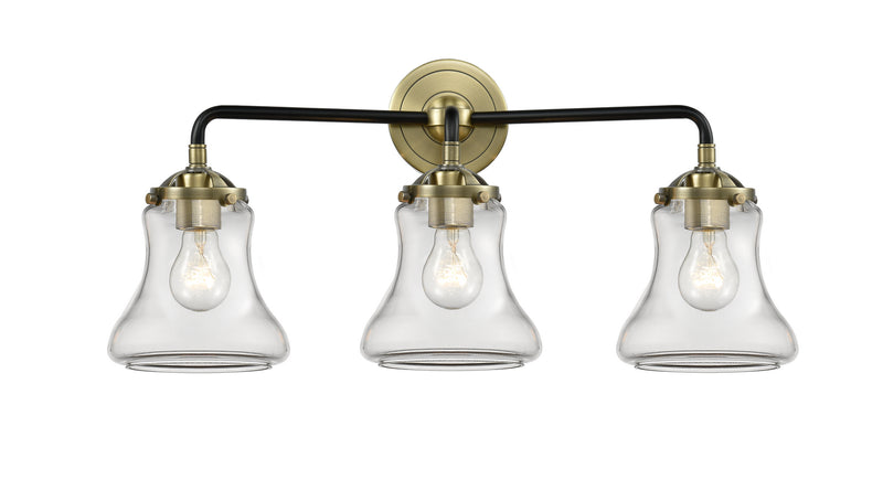 Innovations 284-3W-BAB-G192 Three Light Bath Vanity, Black Antique Brass