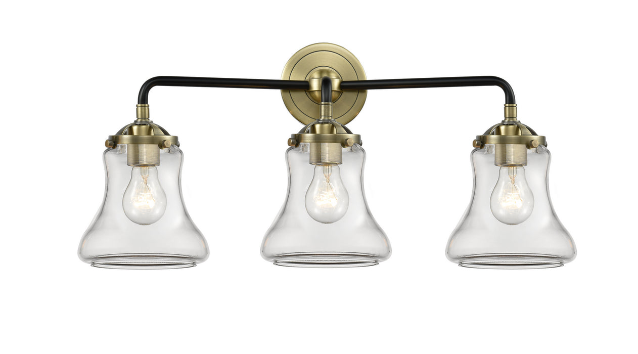 Innovations 284-3W-BAB-G192 Three Light Bath Vanity, Black Antique Brass