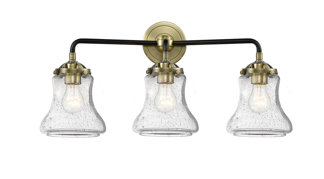 Innovations 284-3W-BAB-G194 Three Light Bath Vanity, Black Antique Brass