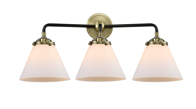 Innovations 284-3W-BAB-G41 Three Light Bath Vanity, Black Antique Brass