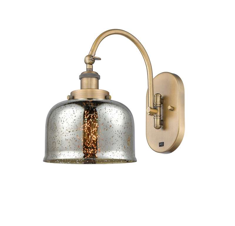 Innovations 918-1W-BB-G78 One Light Wall Sconce, Brushed Brass
