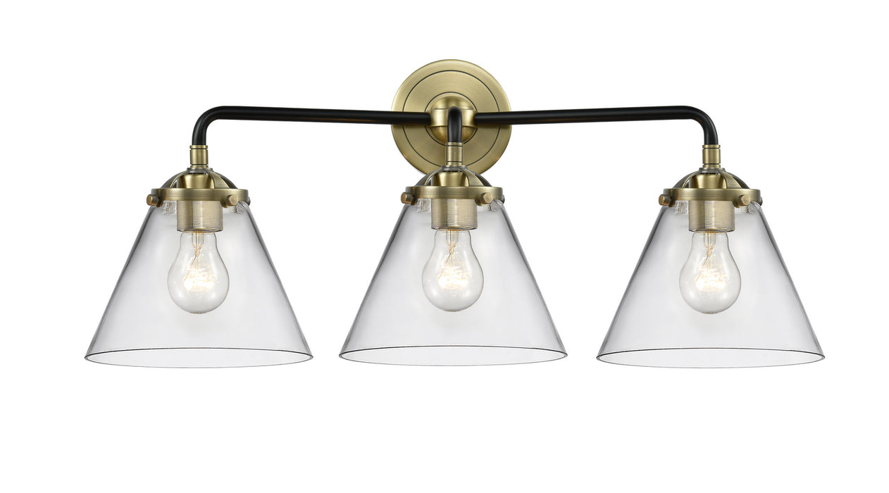 Innovations 284-3W-BAB-G42 Three Light Bath Vanity, Black Antique Brass