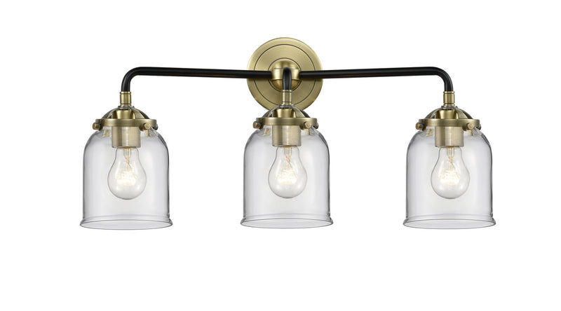 Innovations 284-3W-BAB-G52 Three Light Bath Vanity, Black Antique Brass