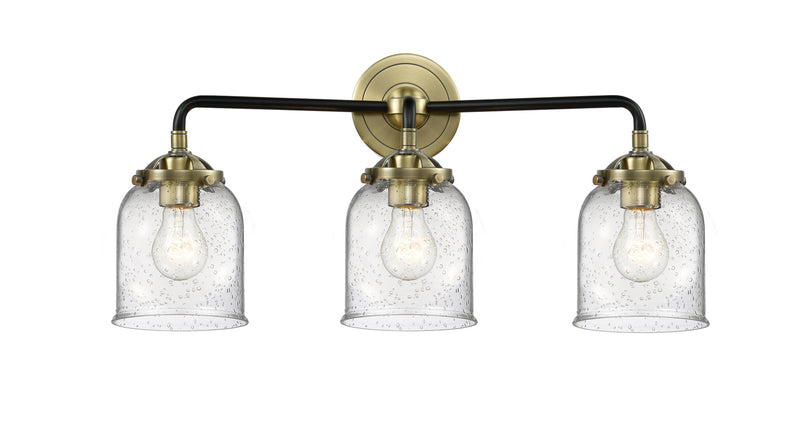 Innovations 284-3W-BAB-G54 Three Light Bath Vanity, Black Antique Brass
