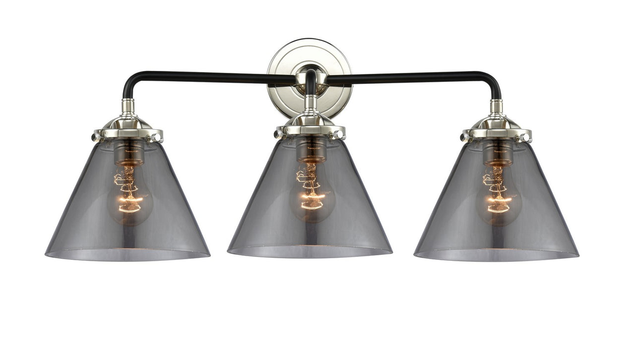 Innovations 284-3W-BPN-G43-LED LED Bath Vanity, Black Polished Nickel