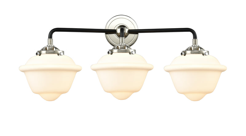 Innovations 284-3W-BPN-G531 Three Light Bath Vanity, Black Polished Nickel