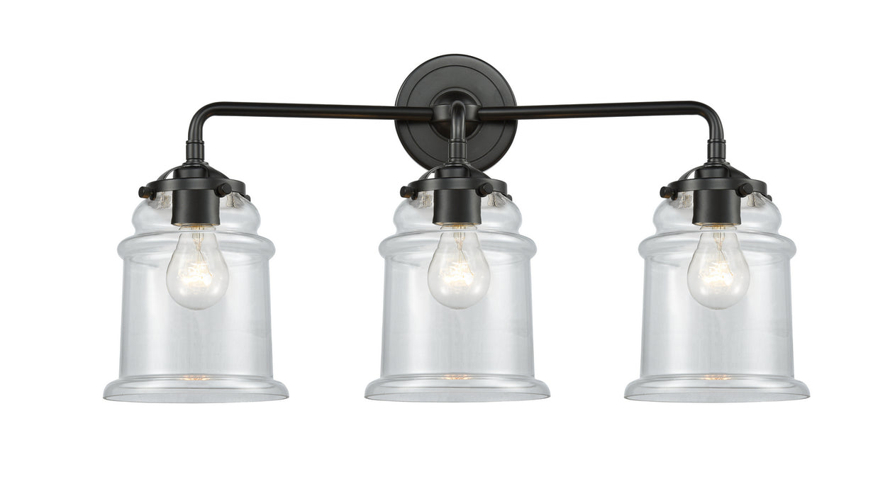 Innovations 284-3W-OB-G182 Three Light Bath Vanity, Oil Rubbed Bronze