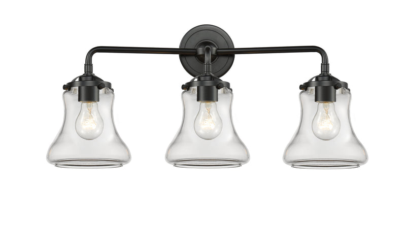 Innovations 284-3W-OB-G192 Three Light Bath Vanity, Oil Rubbed Bronze