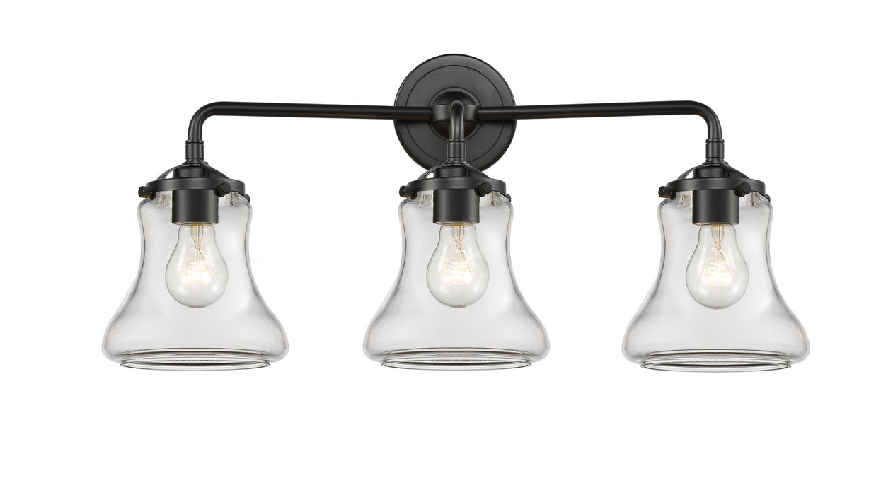 Innovations 284-3W-OB-G192 Three Light Bath Vanity, Oil Rubbed Bronze