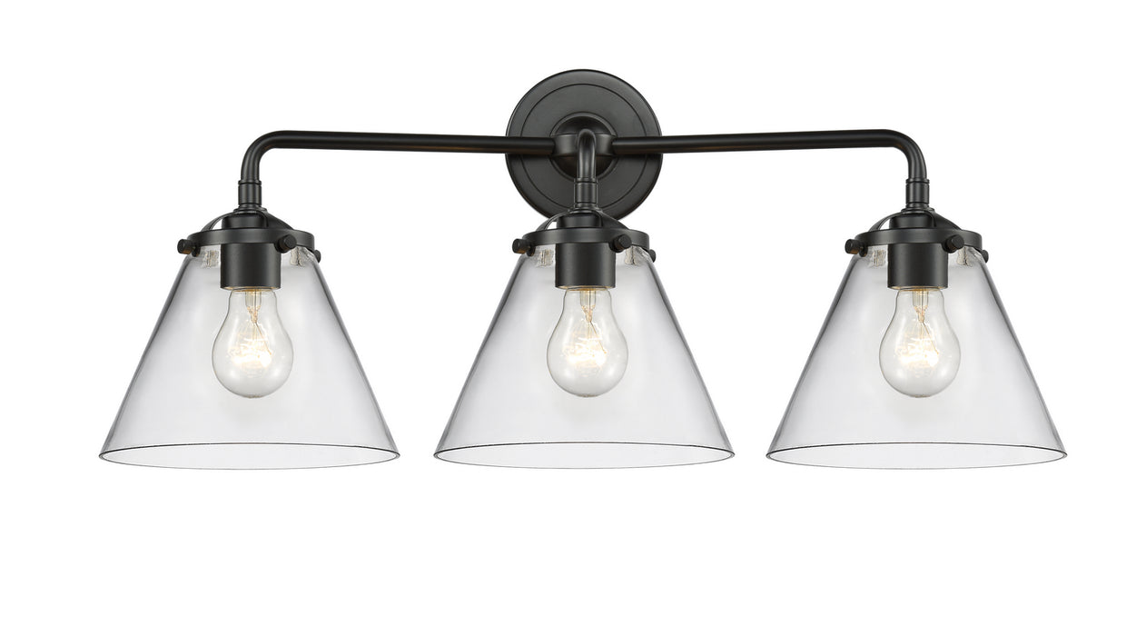 Innovations 284-3W-OB-G42 Three Light Bath Vanity, Oil Rubbed Bronze