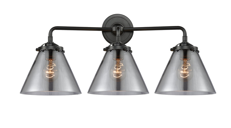 Innovations 284-3W-OB-G43 Three Light Bath Vanity, Oil Rubbed Bronze