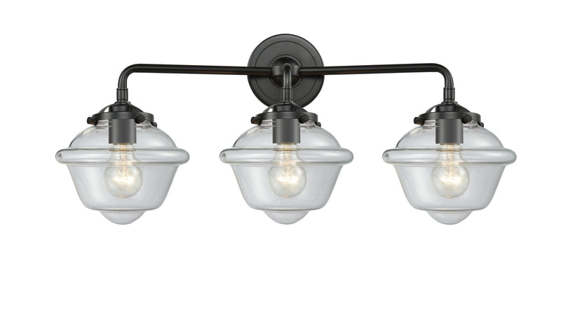 Innovations 284-3W-OB-G532 Three Light Bath Vanity, Oil Rubbed Bronze