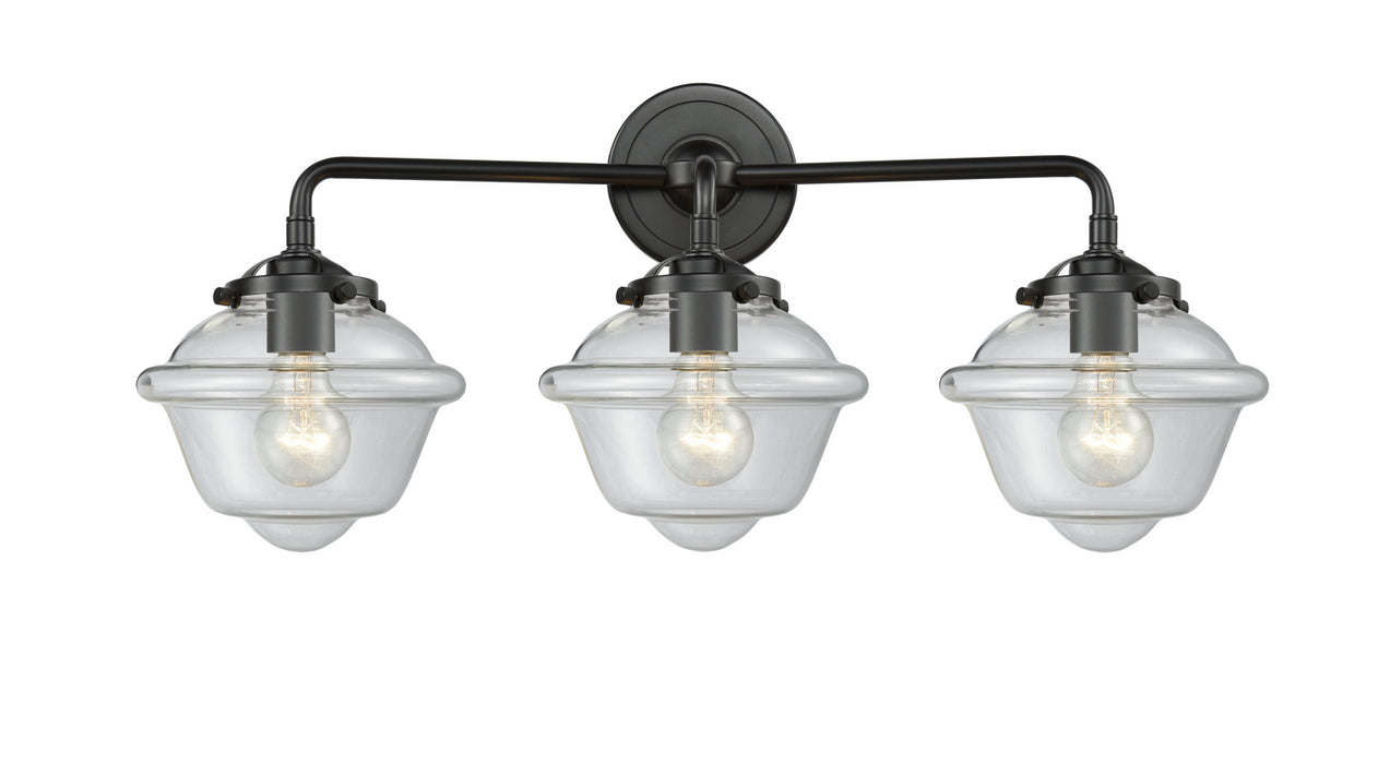 Innovations 284-3W-OB-G532 Three Light Bath Vanity, Oil Rubbed Bronze