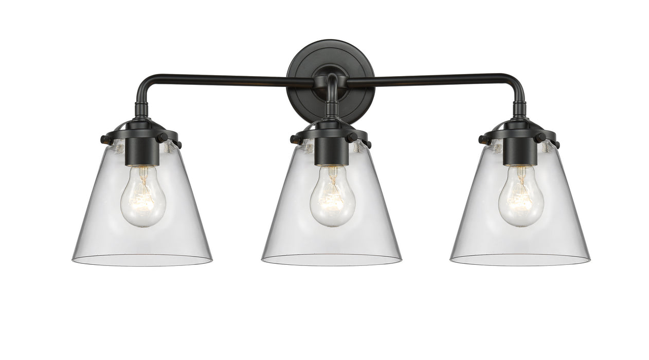 Innovations 284-3W-OB-G62 Three Light Bath Vanity, Oil Rubbed Bronze