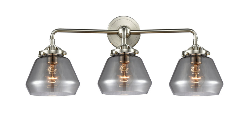 Innovations 284-3W-SN-G173 Three Light Bath Vanity, Brushed Satin Nickel