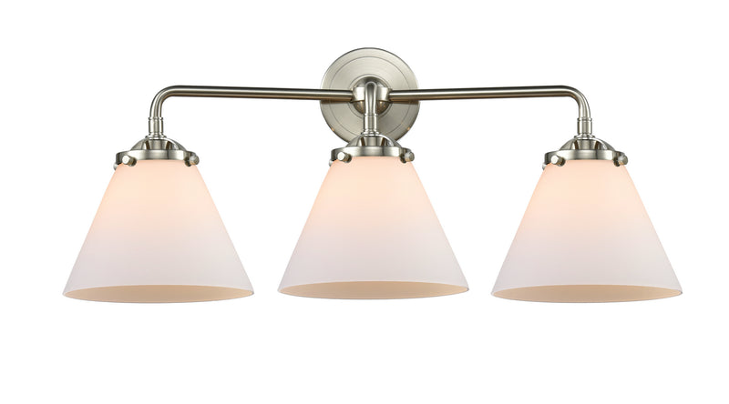 Innovations 284-3W-SN-G41 Three Light Bath Vanity, Brushed Satin Nickel