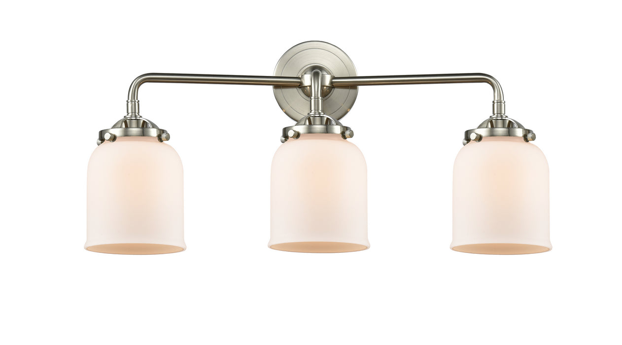 Innovations 284-3W-SN-G51 Three Light Bath Vanity, Brushed Satin Nickel