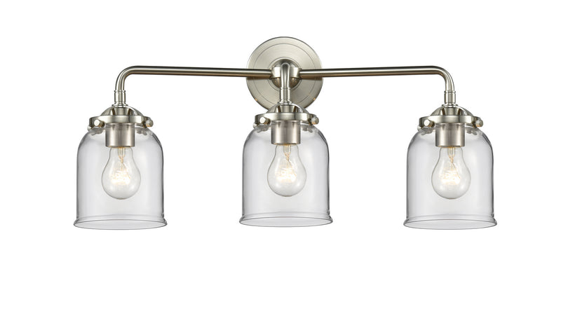 Innovations 284-3W-SN-G52 Three Light Bath Vanity, Brushed Satin Nickel