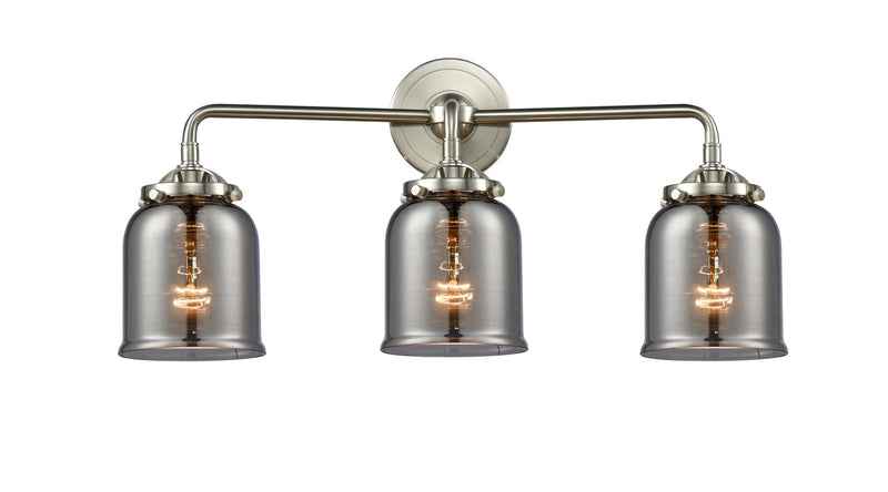 Innovations 284-3W-SN-G53 Three Light Bath Vanity, Brushed Satin Nickel