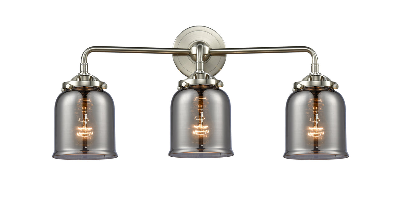 Innovations 284-3W-SN-G53 Three Light Bath Vanity, Brushed Satin Nickel