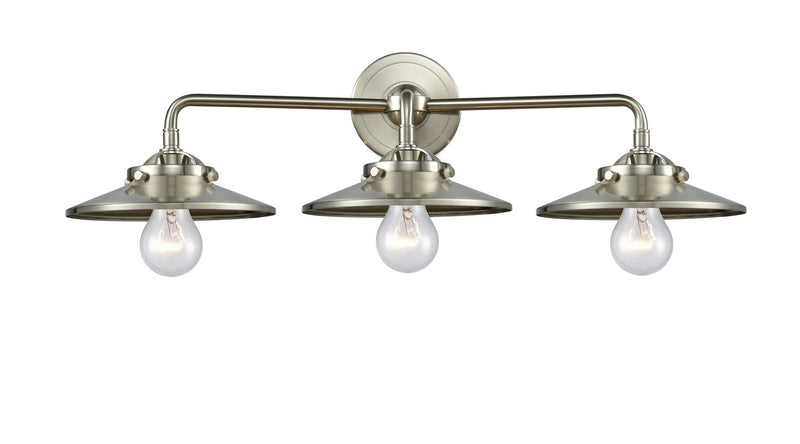 Innovations 284-3W-SN-M2-SN-LED LED Bath Vanity, Brushed Satin Nickel