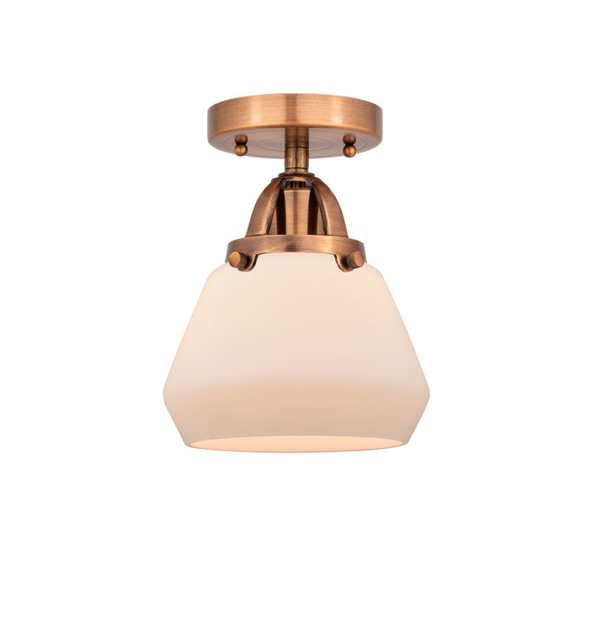 Innovations 288-1C-AC-G171-LED LED Semi-Flush Mount, Antique Copper