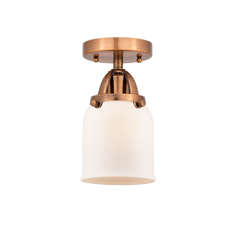 Innovations 288-1C-AC-G51-LED LED Semi-Flush Mount, Antique Copper