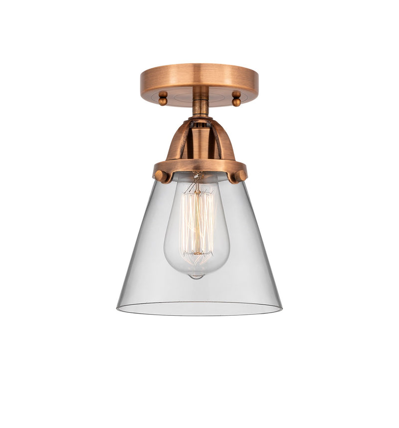 Innovations 288-1C-AC-G62-LED LED Semi-Flush Mount, Antique Copper