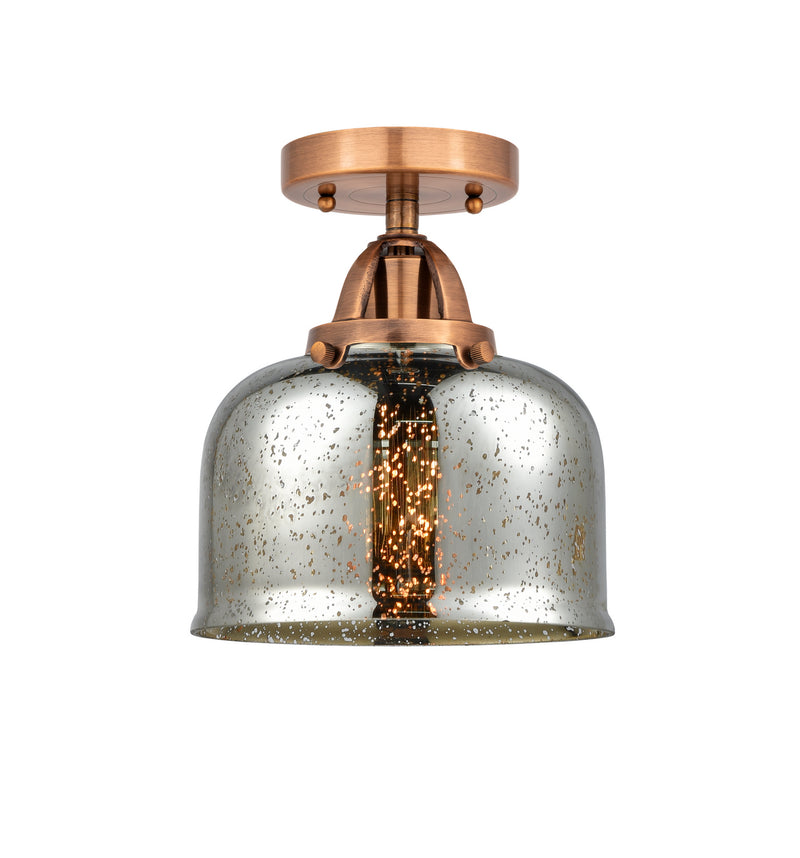 Innovations 288-1C-AC-G78 One Light Semi-Flush Mount, Antique Copper